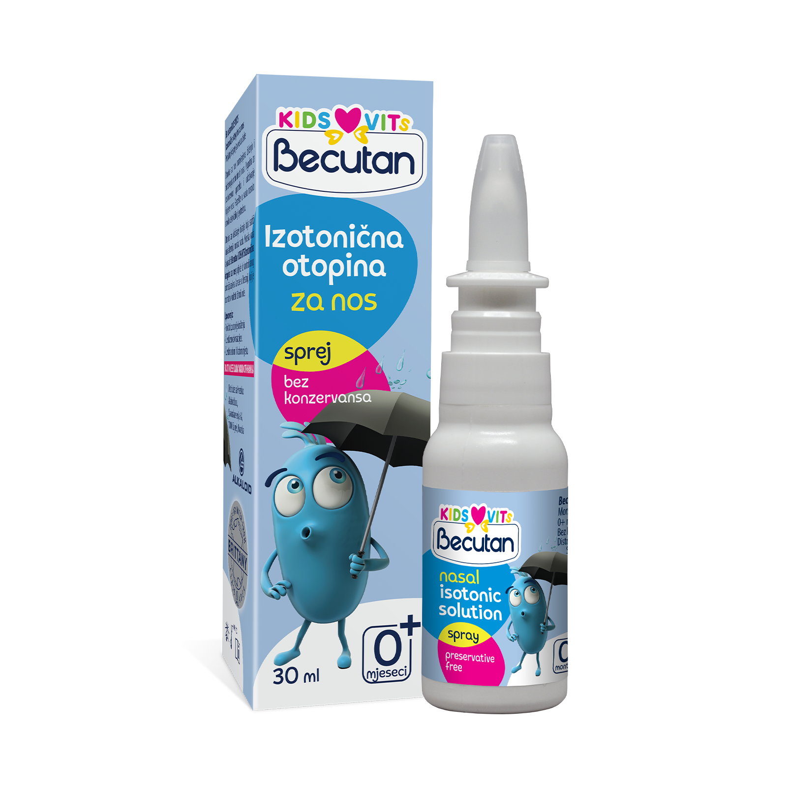 Sprej za nos za djecu Becutan 30ml Pharmeria.hr